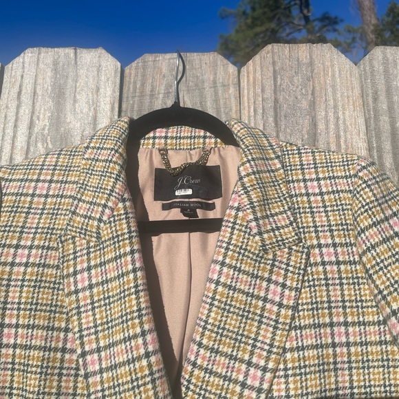 J. Crew Italian Wool Coat with Chain Detail Size 4 - Picture 8 of 16